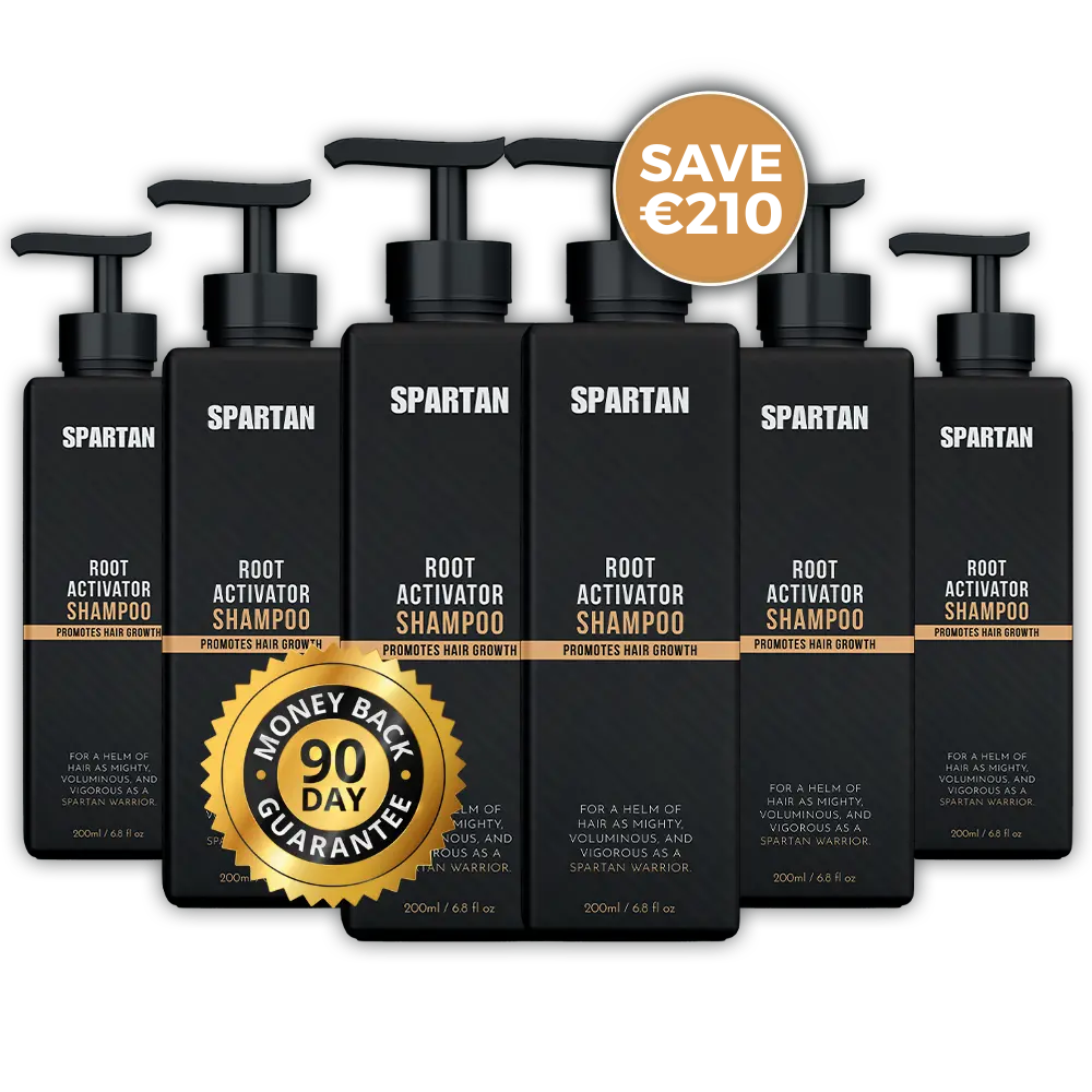 Shampoing Activateur de Racines Spartan — 6 Bouteilles