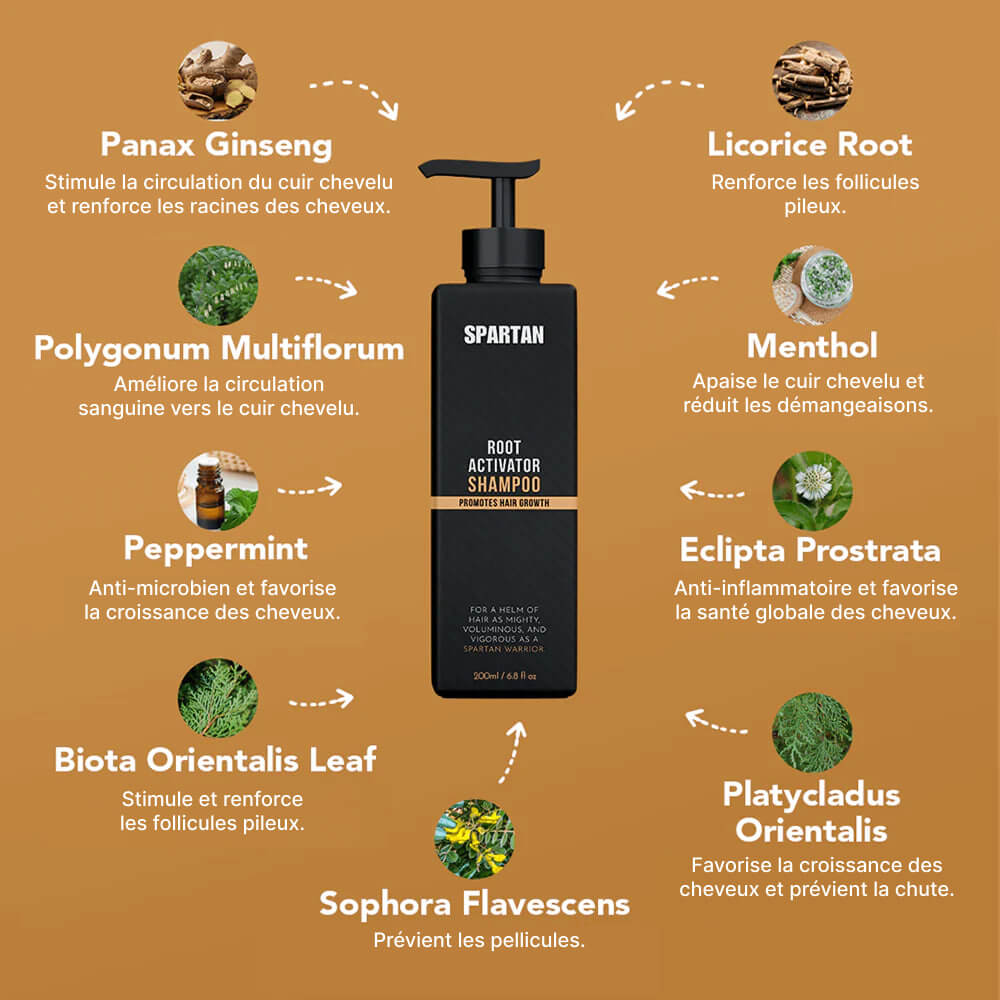 Shampoing activateur de racines Spartan (Sub)